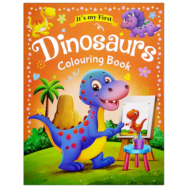 itℹs my first dinosaurs colouring book