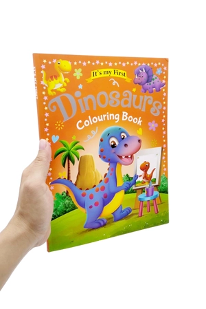 itℹs my first dinosaurs colouring book - Ảnh 12