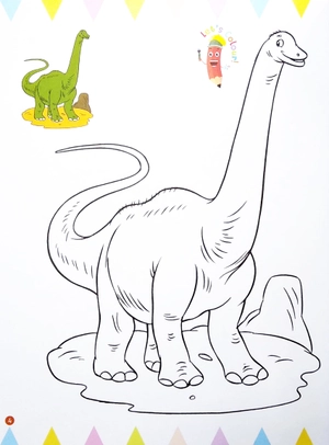 itℹs my first dinosaurs colouring book - Ảnh 6