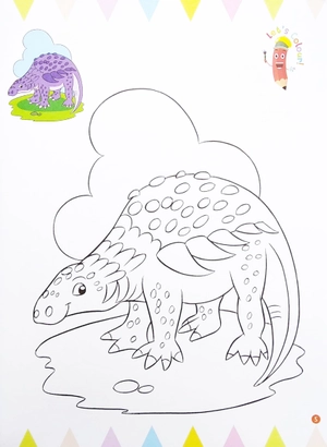 itℹs my first dinosaurs colouring book - Ảnh 8