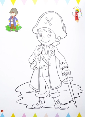 itℹs my first pirates colouring book - Ảnh 6