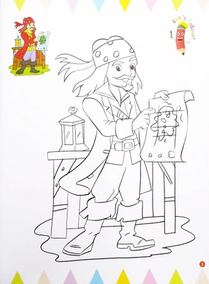 itℹs my first pirates colouring book - Ảnh 8