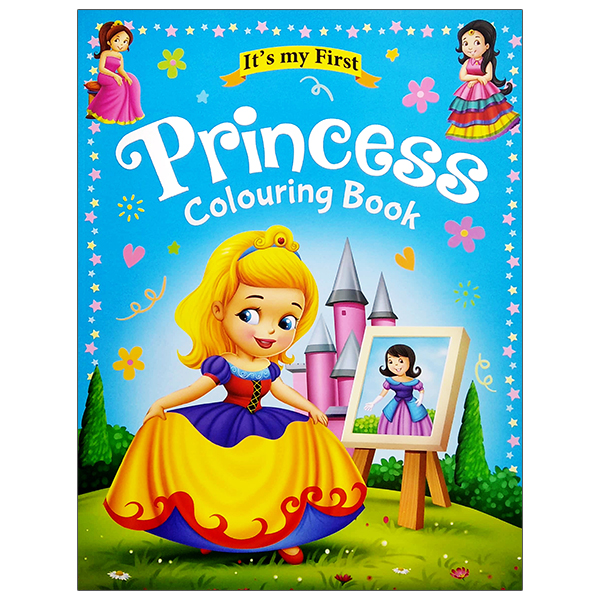 itℹs my first princess colouring book