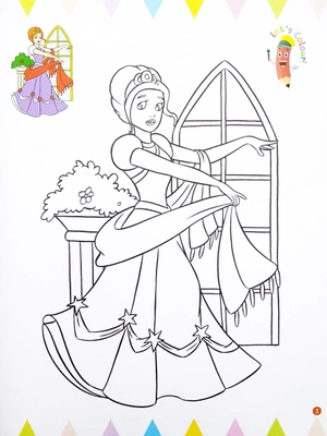 itℹs my first princess colouring book - Ảnh 4