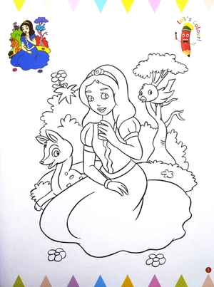 itℹs my first princess colouring book - Ảnh 8