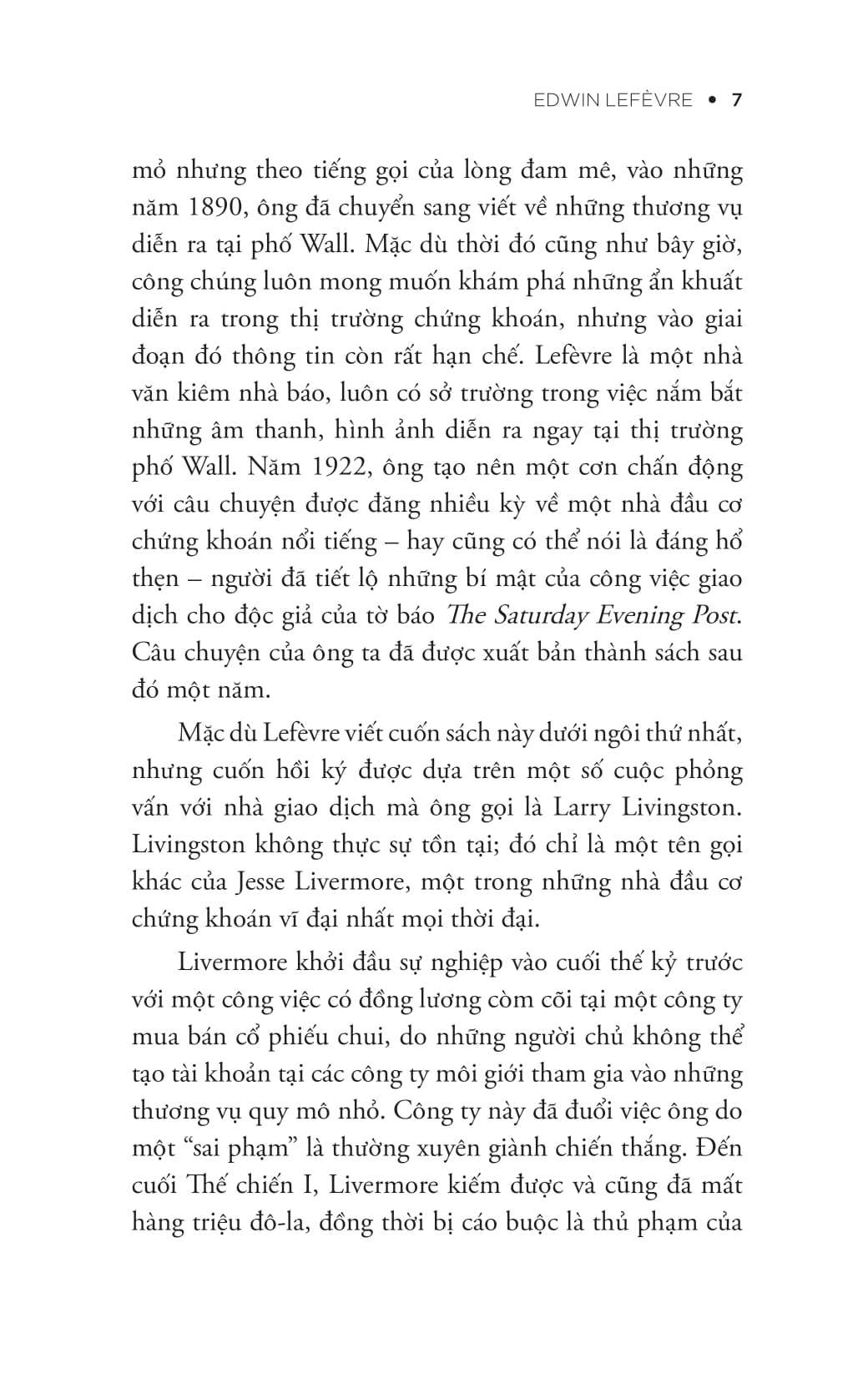 jesse livermore - reminiscences of a stock operator - hồi ức của một thiên tài đầu tư chứng khoán - Ảnh 6