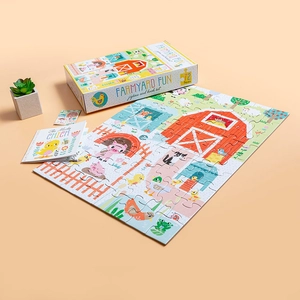 jigsaw & book set - farmyard fun - Ảnh 15