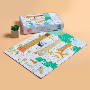 jigsaw & book set - forest fun - Ảnh 15