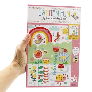 jigsaw & book set - garden fun - Ảnh 10