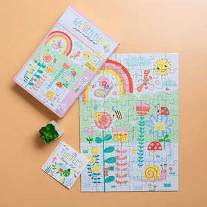 jigsaw & book set - garden fun - Ảnh 11
