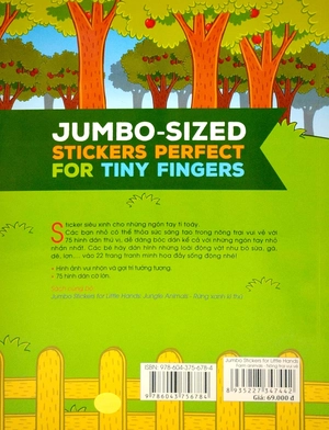 jumbo stickers for little hands - farm animals - nông trại vui vẻ - Ảnh 6
