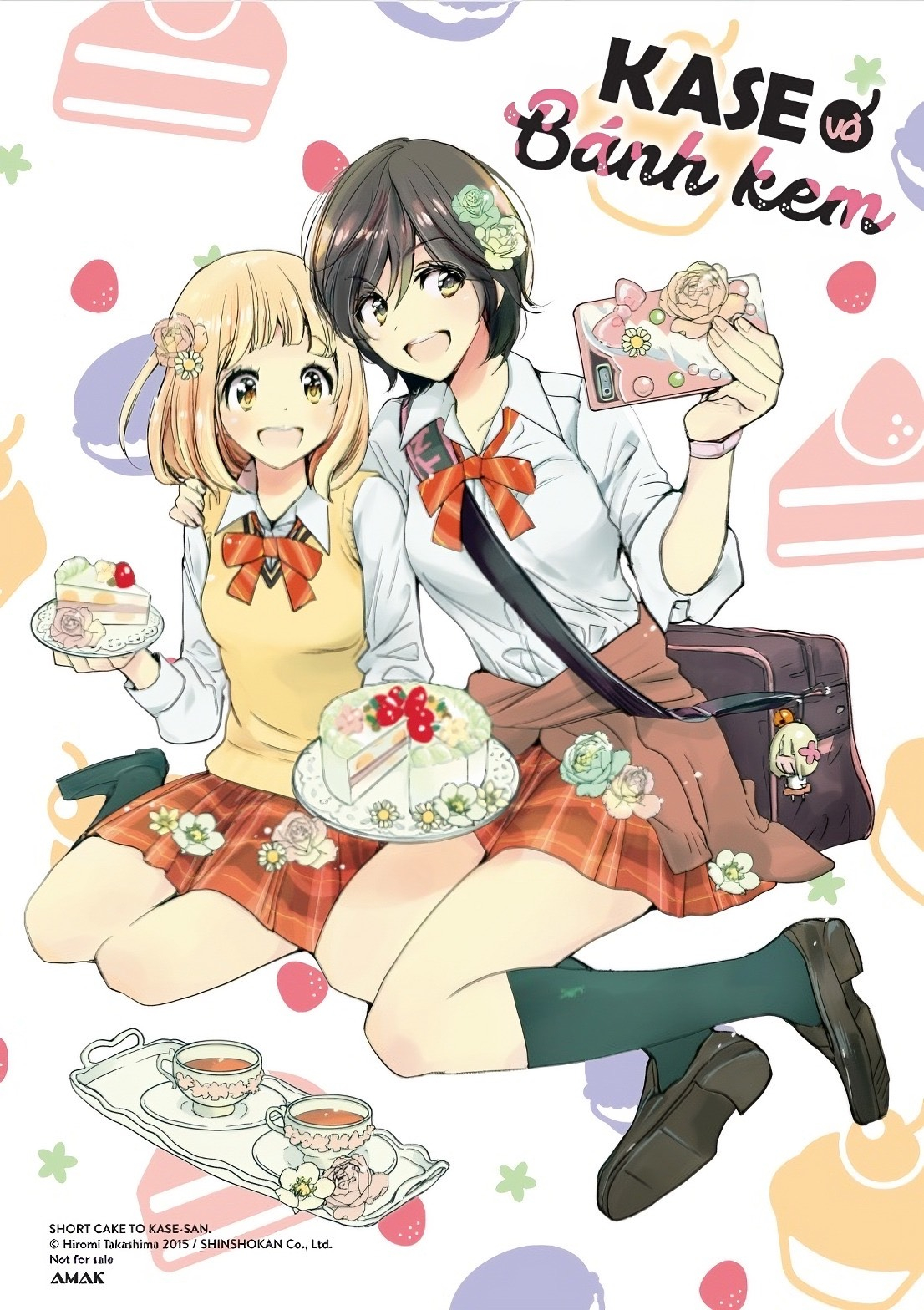 kase và bánh kem - tặng kèm sticker + set couple card + poster a3 - Ảnh 5