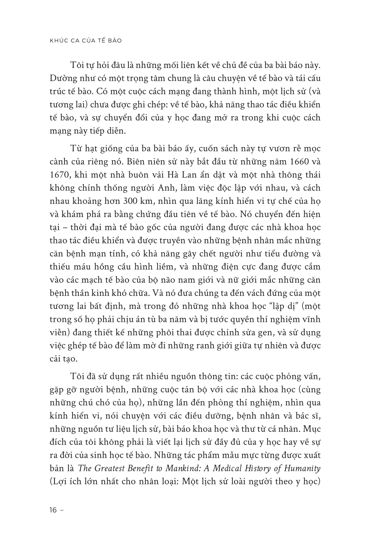 Khuc Ca Cua Te Bao - Kham Pha Phan Tu Co Ban Cua Sinh Vat Va Con Nguoi Moi - Ảnh 14
