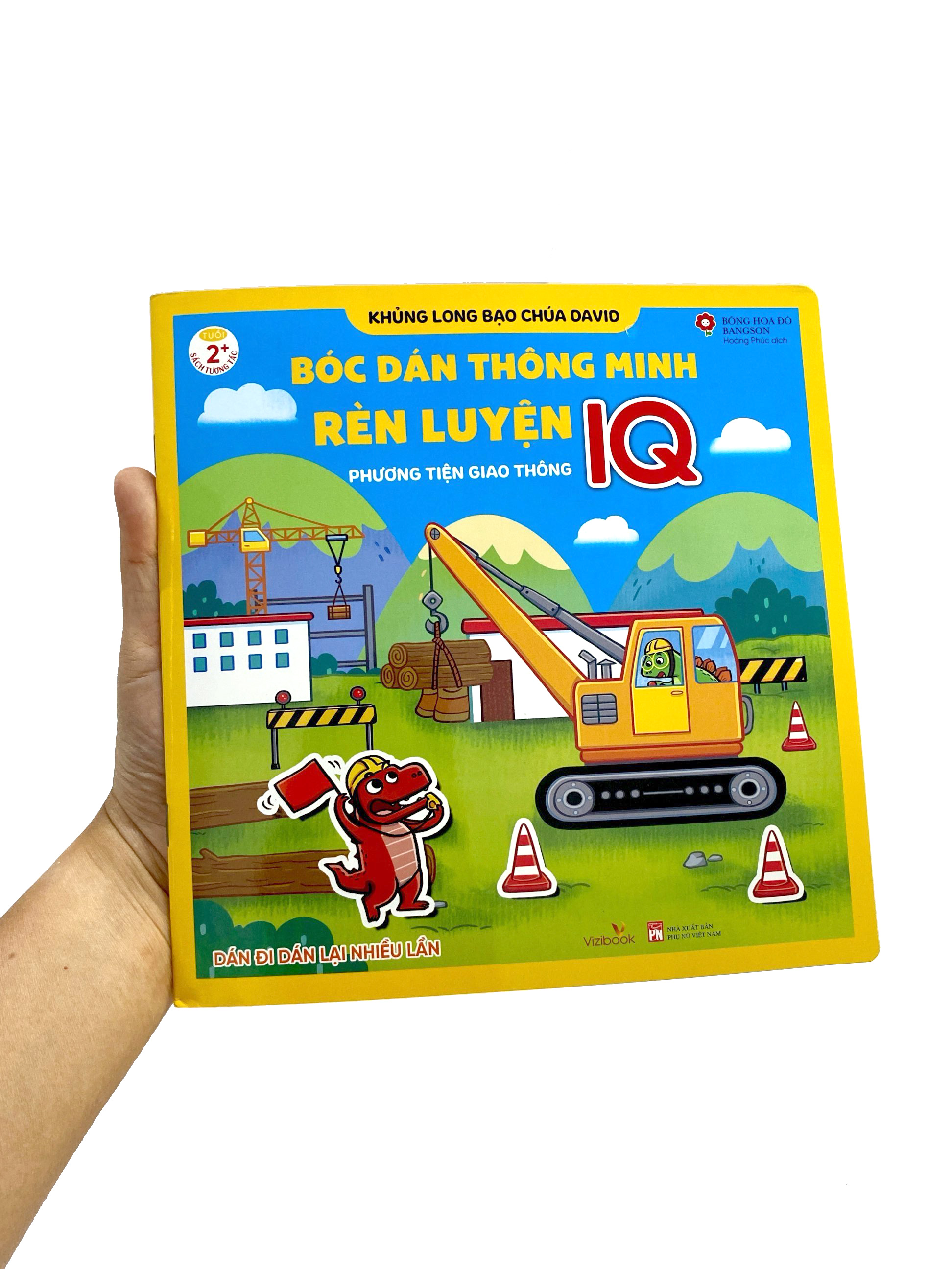khủng long bạo chúa david - bóc dán thông minh rèn luyện iq - phương tiện giao thông - Ảnh 7