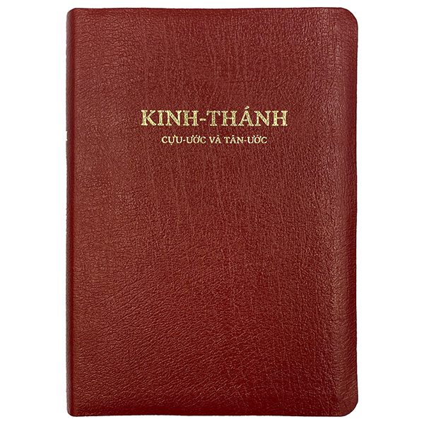 Kinh Thanh - Cuu Uoc Va Tan Uoc - Bia Da - Mau Do