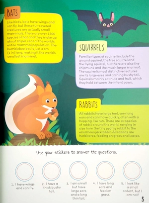 know and glow: animals sticker activities - Ảnh 6