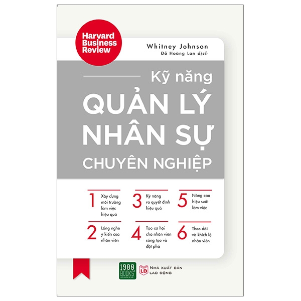 kỹ năng quản lý nhân sự chuyên nghiệp (tái bản 2024)