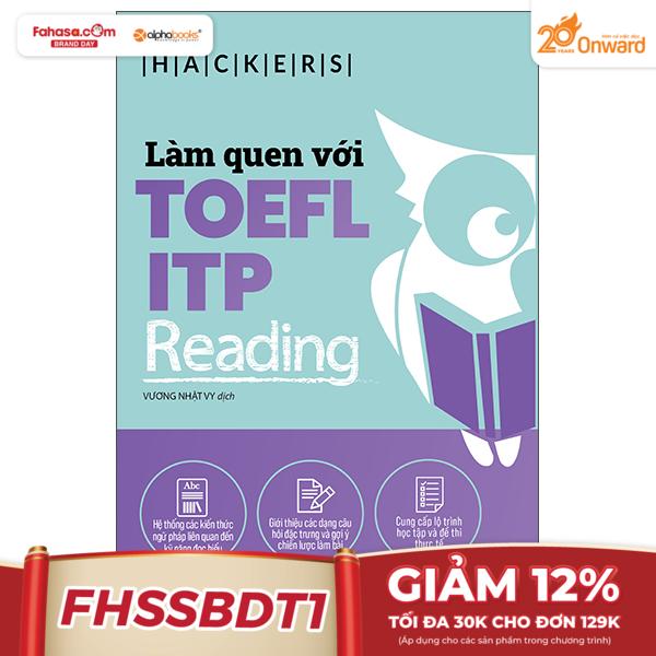 làm quen với toefl itp reading