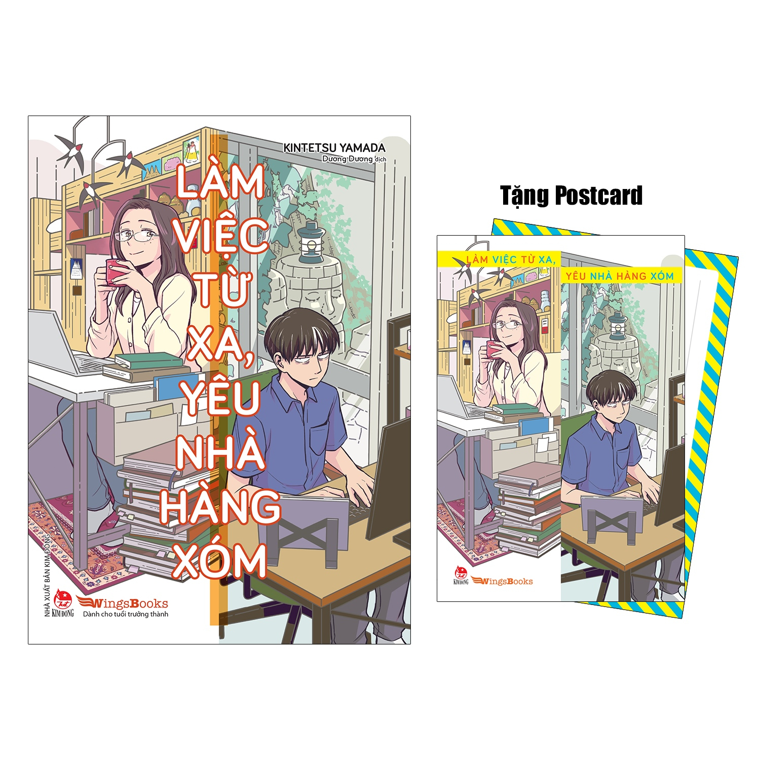 làm việc từ xa, yêu nhà hàng xóm - tặng kèm postcard - Ảnh 2