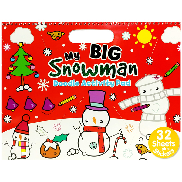 large doodle book - my big snowman