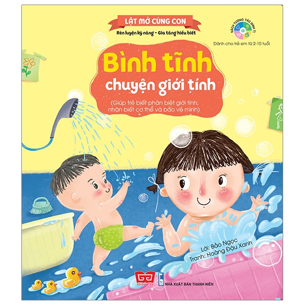 lật mở cùng con - bình tĩnh chuyện giới tính (giúp trẻ biết phân biệt giới tính, nhận biết cơ thể và bảo vệ mình)