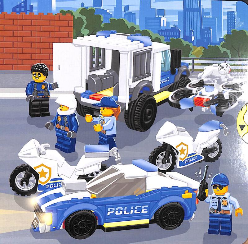 lego® city. police patrol: a push, pull and slide book - Ảnh 7