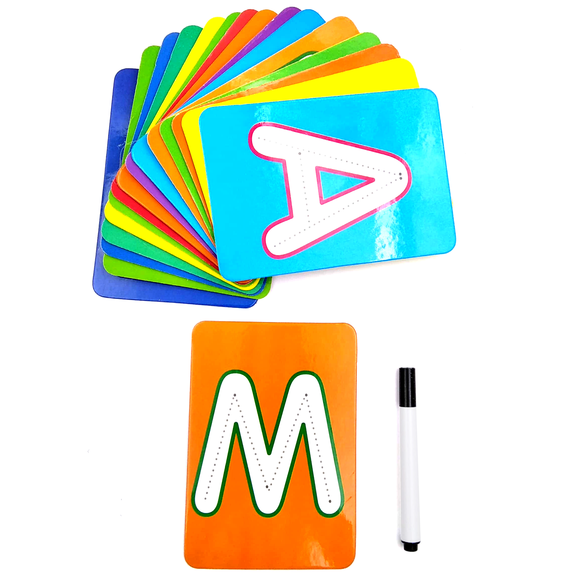 let's write mini flash crads - abc upper case & colours - Ảnh 5