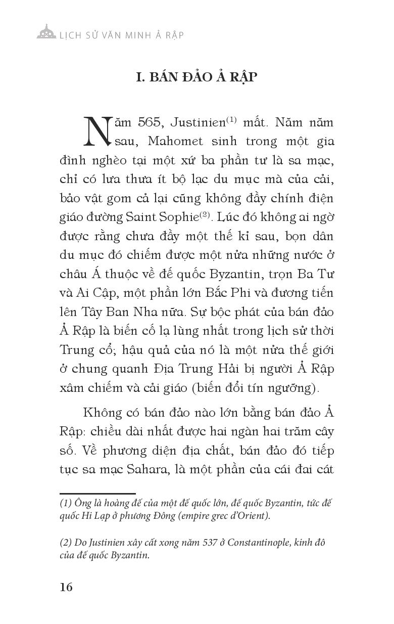 lịch sử văn minh ả rập - nguyễn hiến lê - Ảnh 2