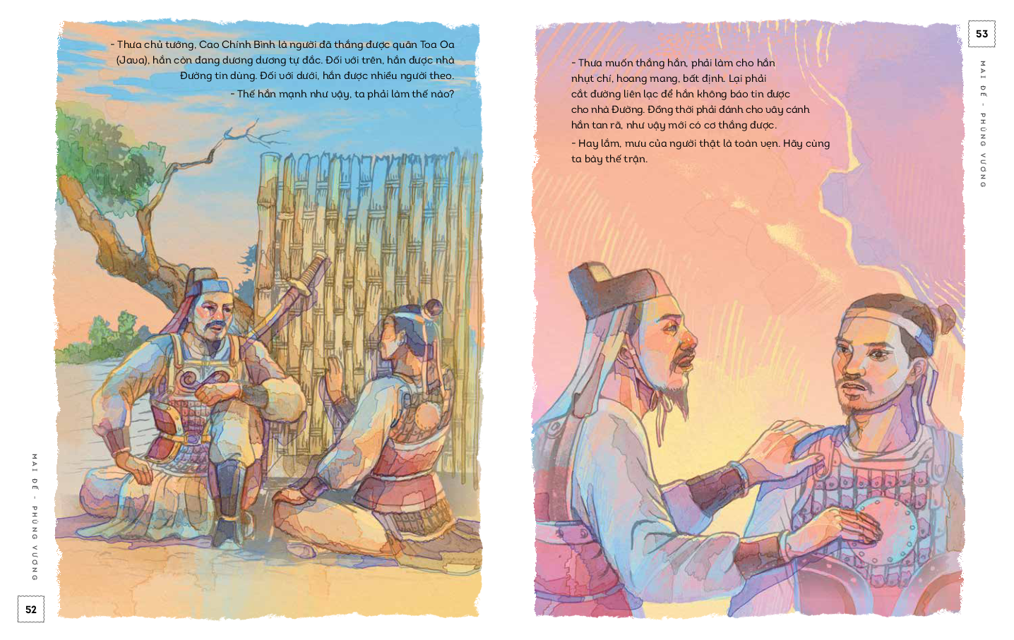 lịch sử việt nam bằng tranh - mai đế-phùng vương - bản màu - Ảnh 4
