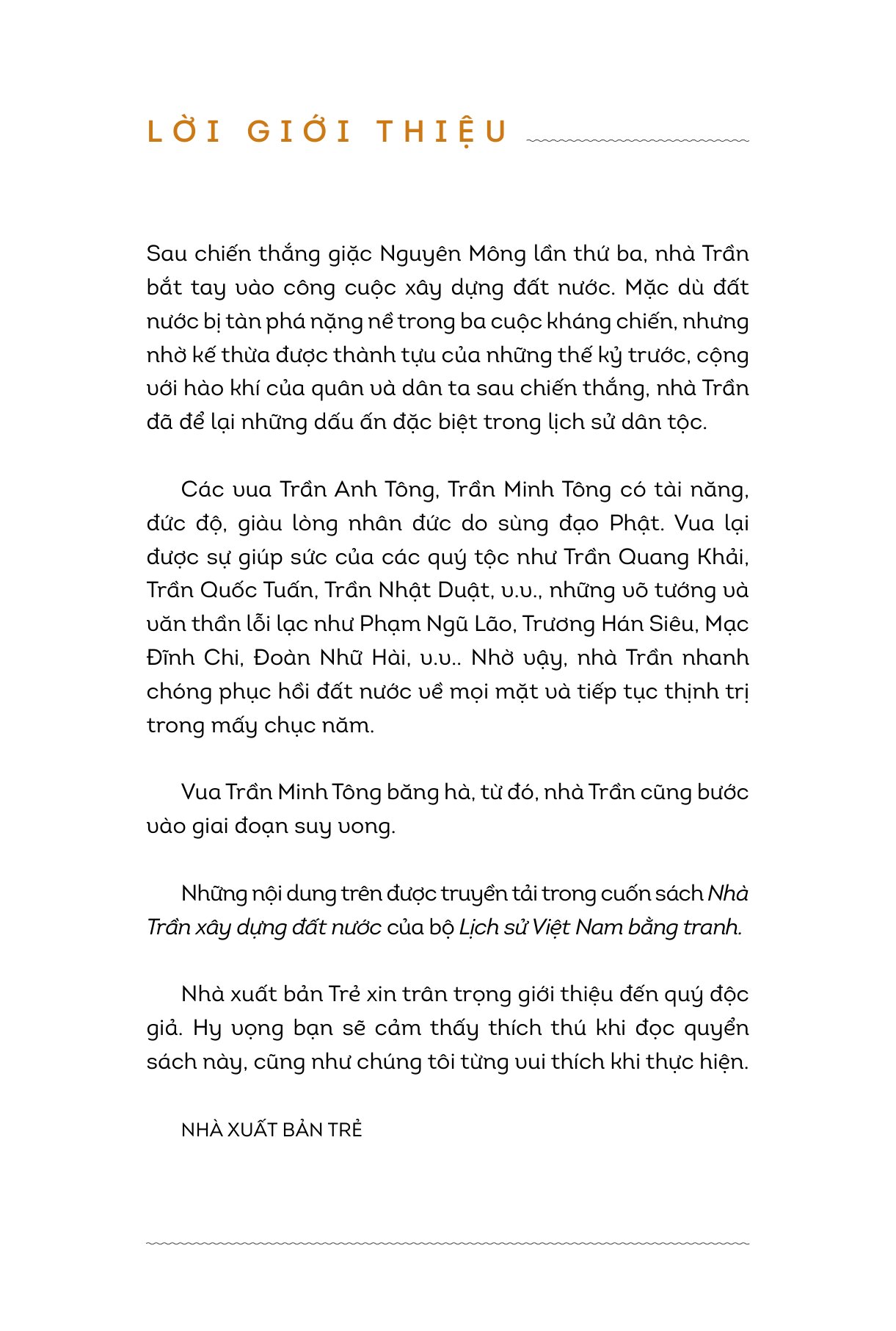 Lịch Sử Việt Nam Bằng Tranh - Nhà Trần Xây Dựng Đất Nước - Bản Màu - Ảnh 4