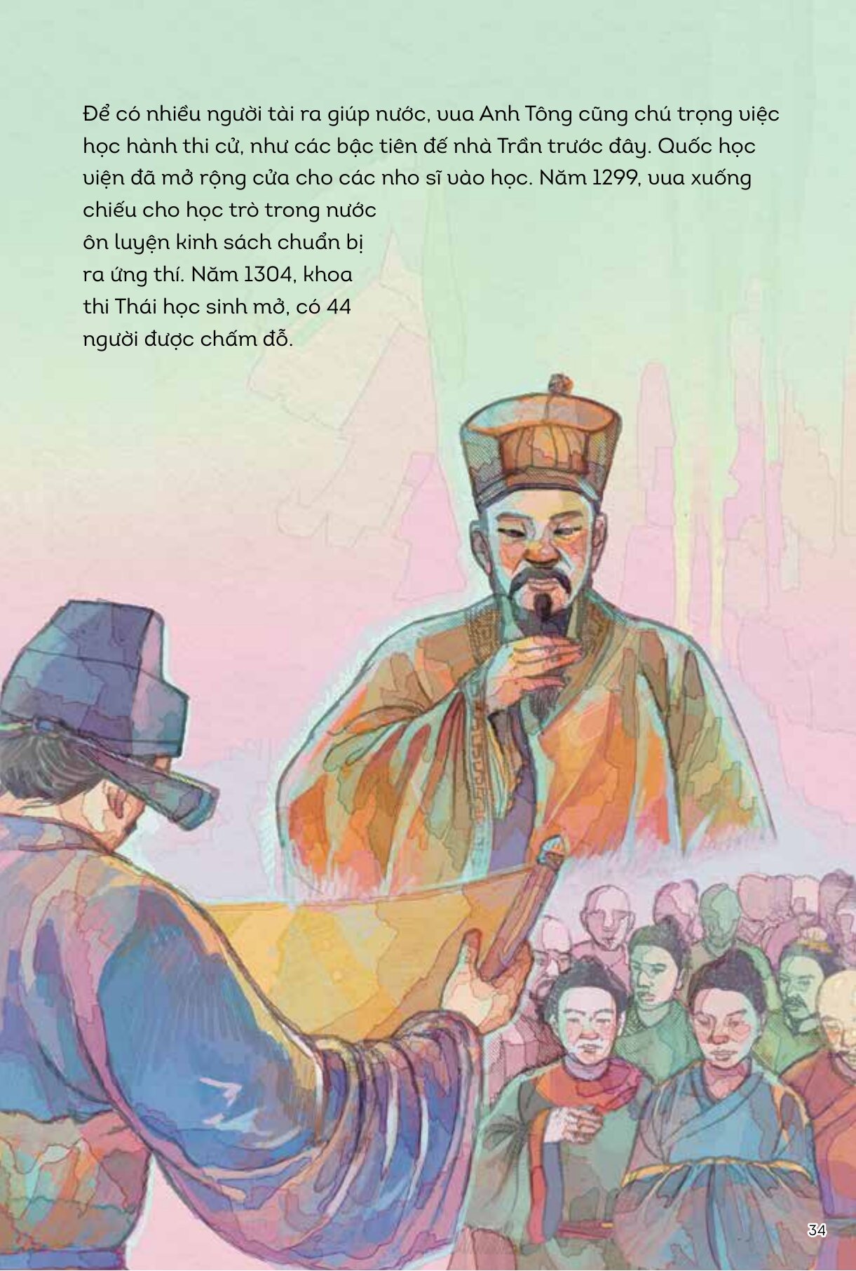 Lịch Sử Việt Nam Bằng Tranh - Nhà Trần Xây Dựng Đất Nước - Bản Màu - Ảnh 5