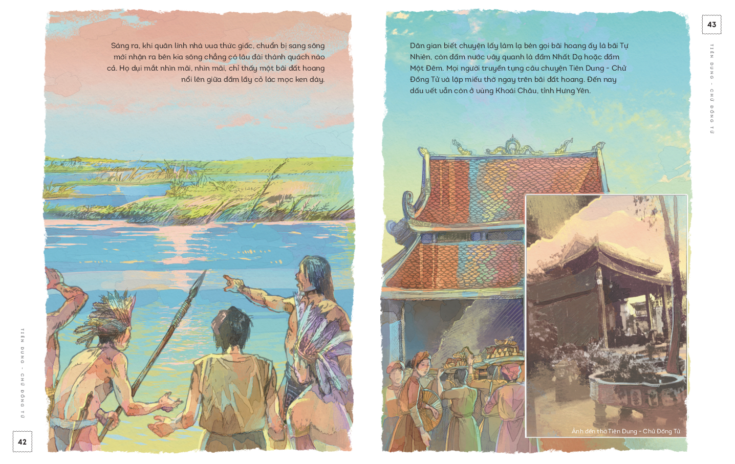 lịch sử việt nam bằng tranh - sơn tinh - thủy tinh - bìa cứng (bản màu) - Ảnh 7