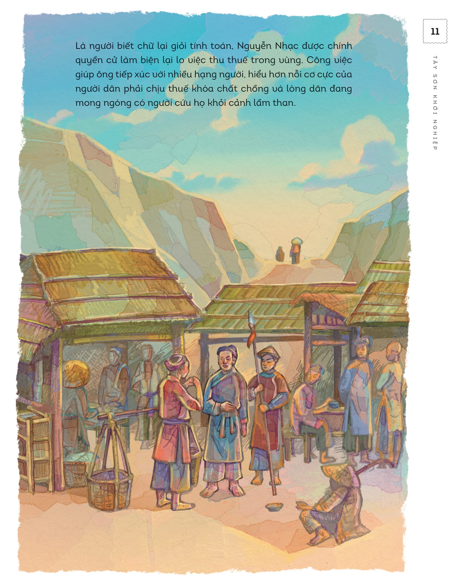 Lich Su Viet Nam Bang Tranh - Tay Son Khoi Nghiep - Ban Mau - Bia Cung - Ảnh 11