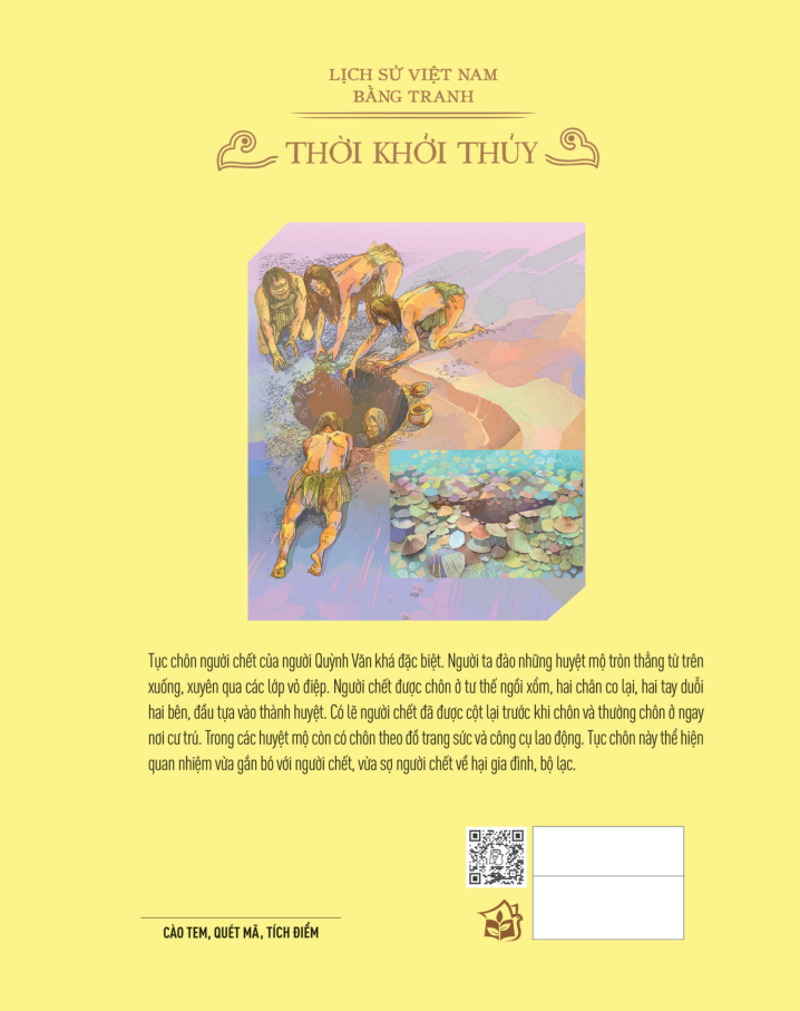 lịch sử việt nam bằng tranh - thời khởi thủy - bản màu - bìa cứng - Ảnh 9
