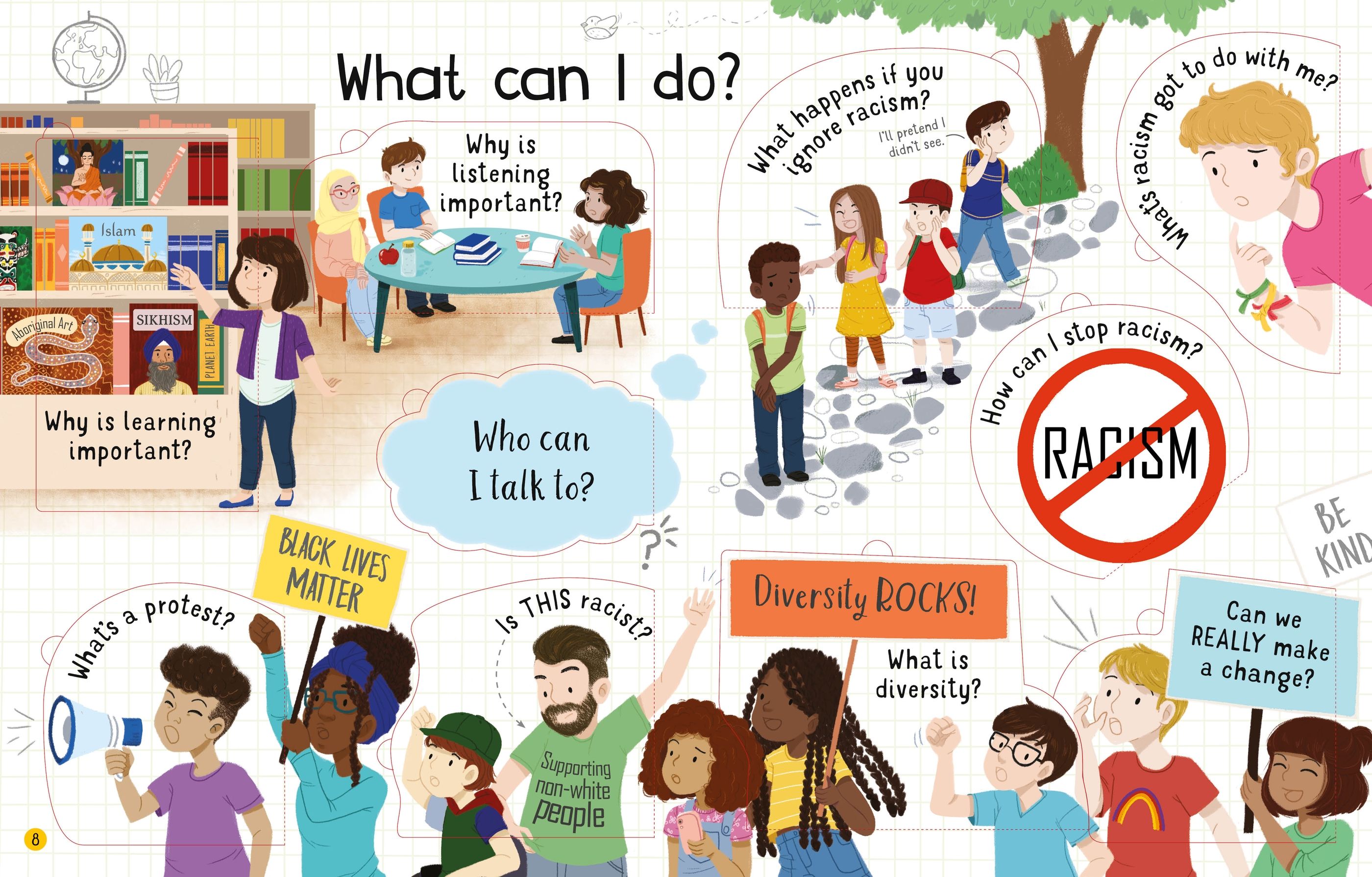 lift-the-flap first questions and answers about racism - Ảnh 3
