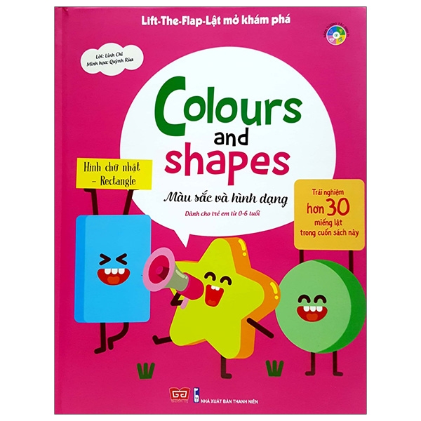 lift-the-flap - lật mở khám phá - colours and shapes - màu sắc và hình dạng