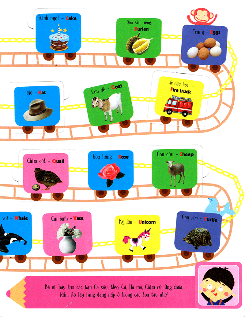 lift-the-flap-lật mở khám phá - my abc - bảng chữ cái tiếng anh cho bé (tái bản 2018) - Ảnh 14
