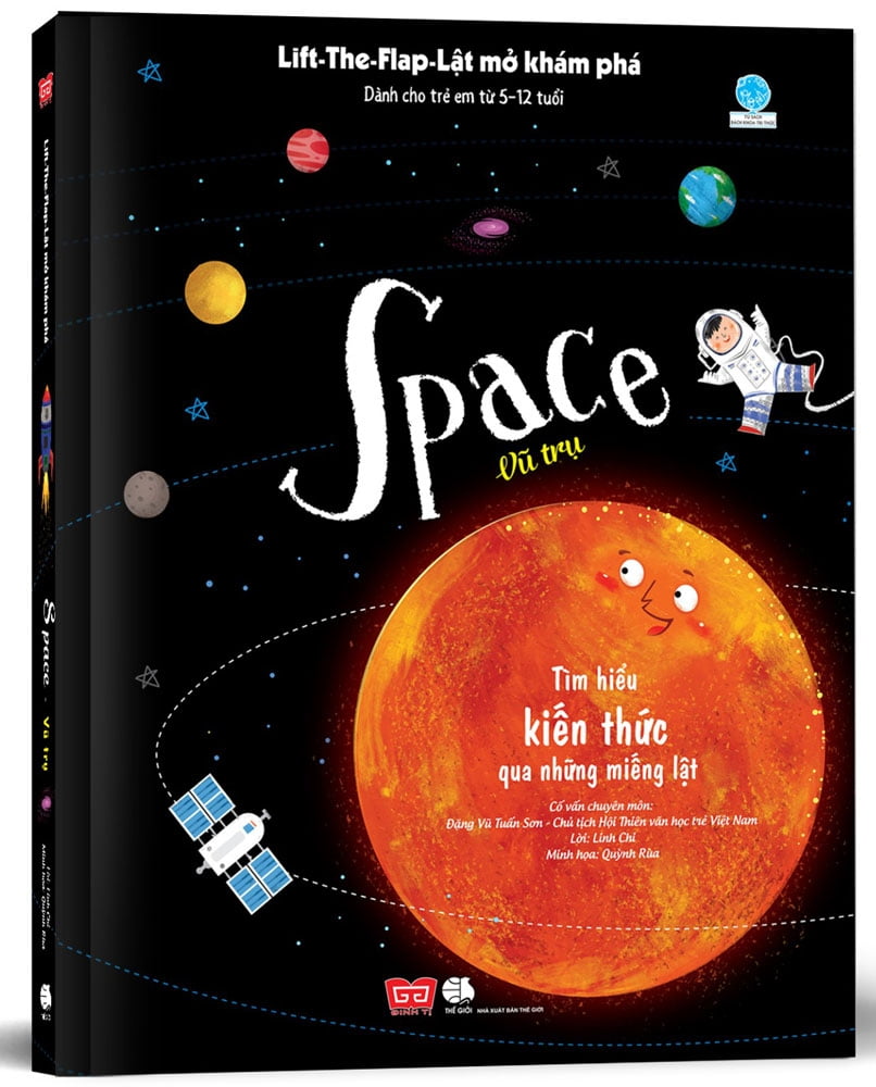 lift - the - flap - lật mở khám phá - space - vũ trụ