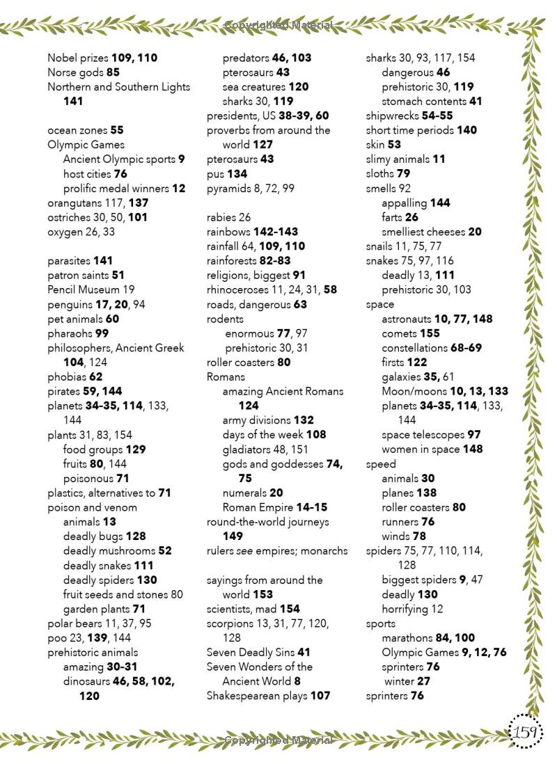 lists for curious kids: 263 fun, fascinating and fact-filled lists - Ảnh 6