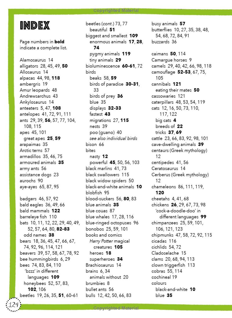lists for curious kids - animals - Ảnh 10