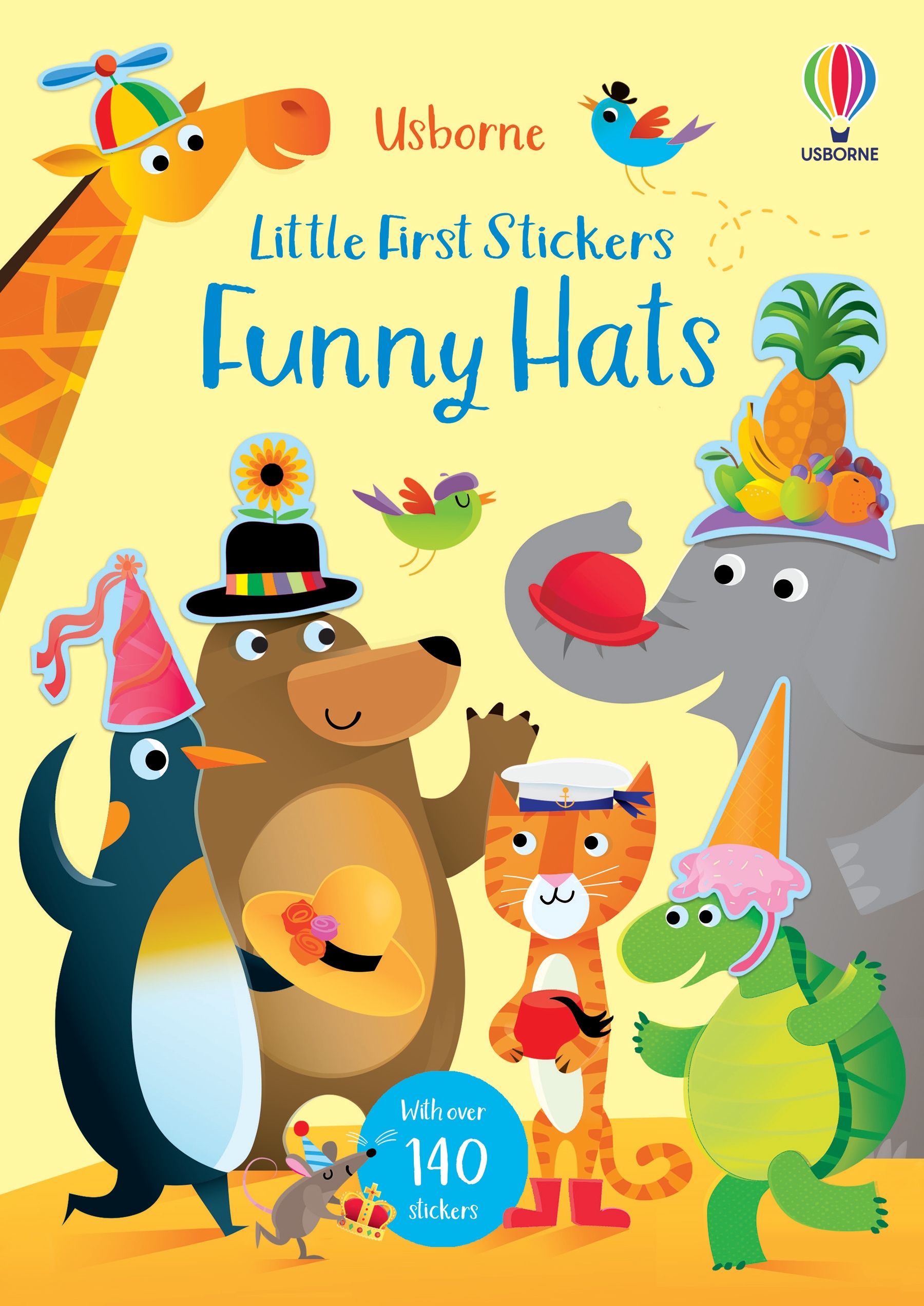 little first stickers funny hats - Ảnh 2