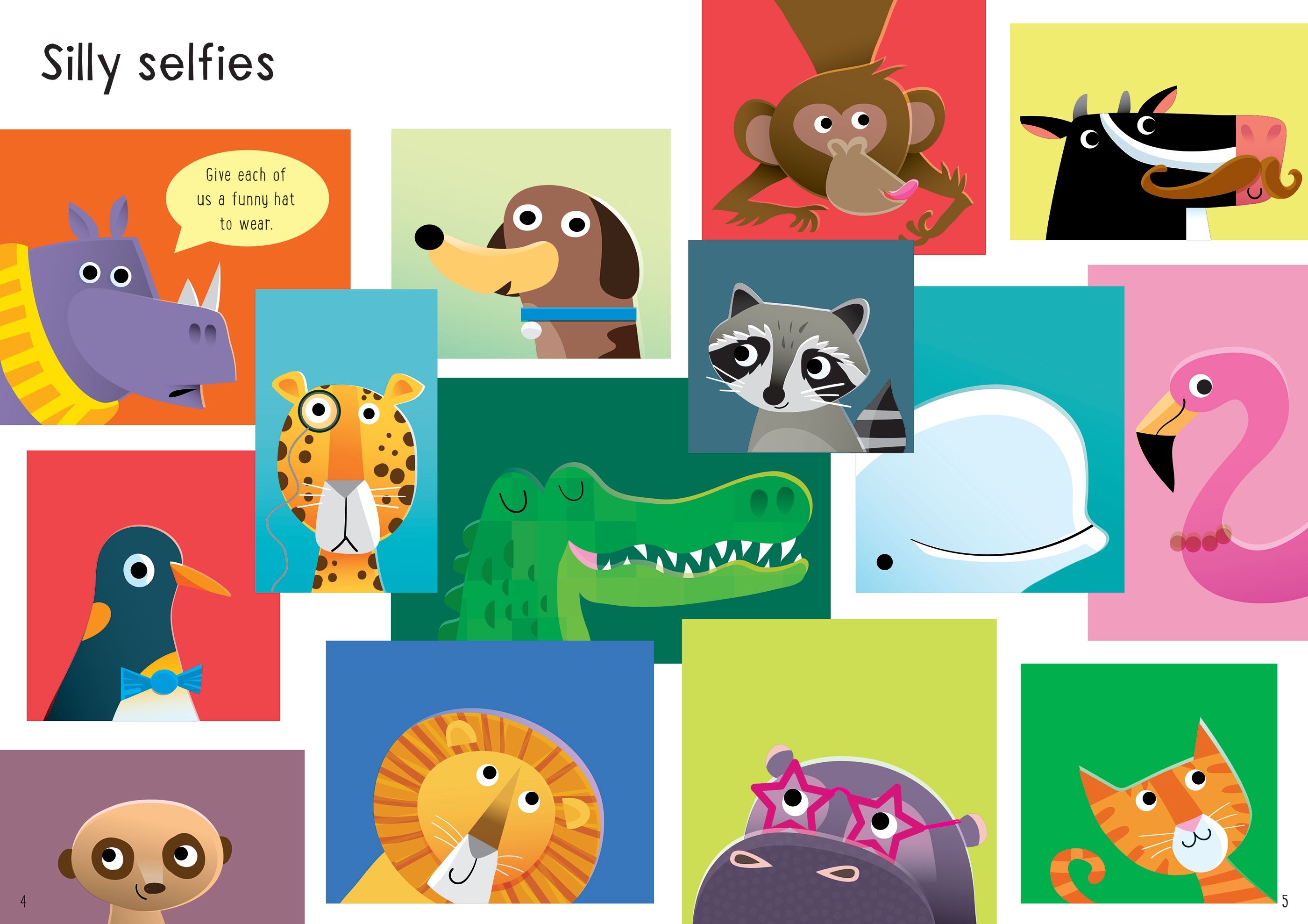 little first stickers funny hats - Ảnh 4