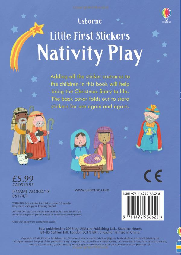 little first stickers nativity play - Ảnh 5
