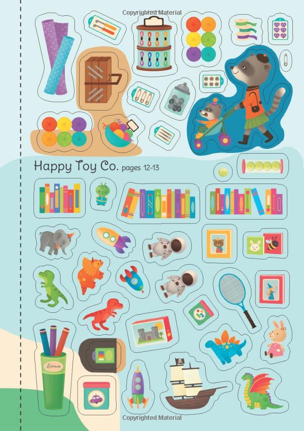 little first stickers shops (little sticker books) - Ảnh 10