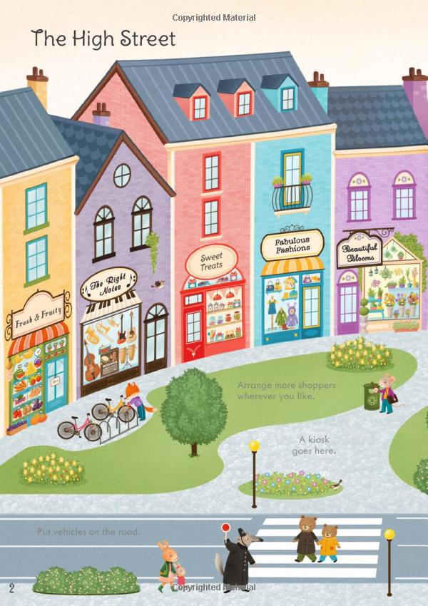 little first stickers shops (little sticker books) - Ảnh 3