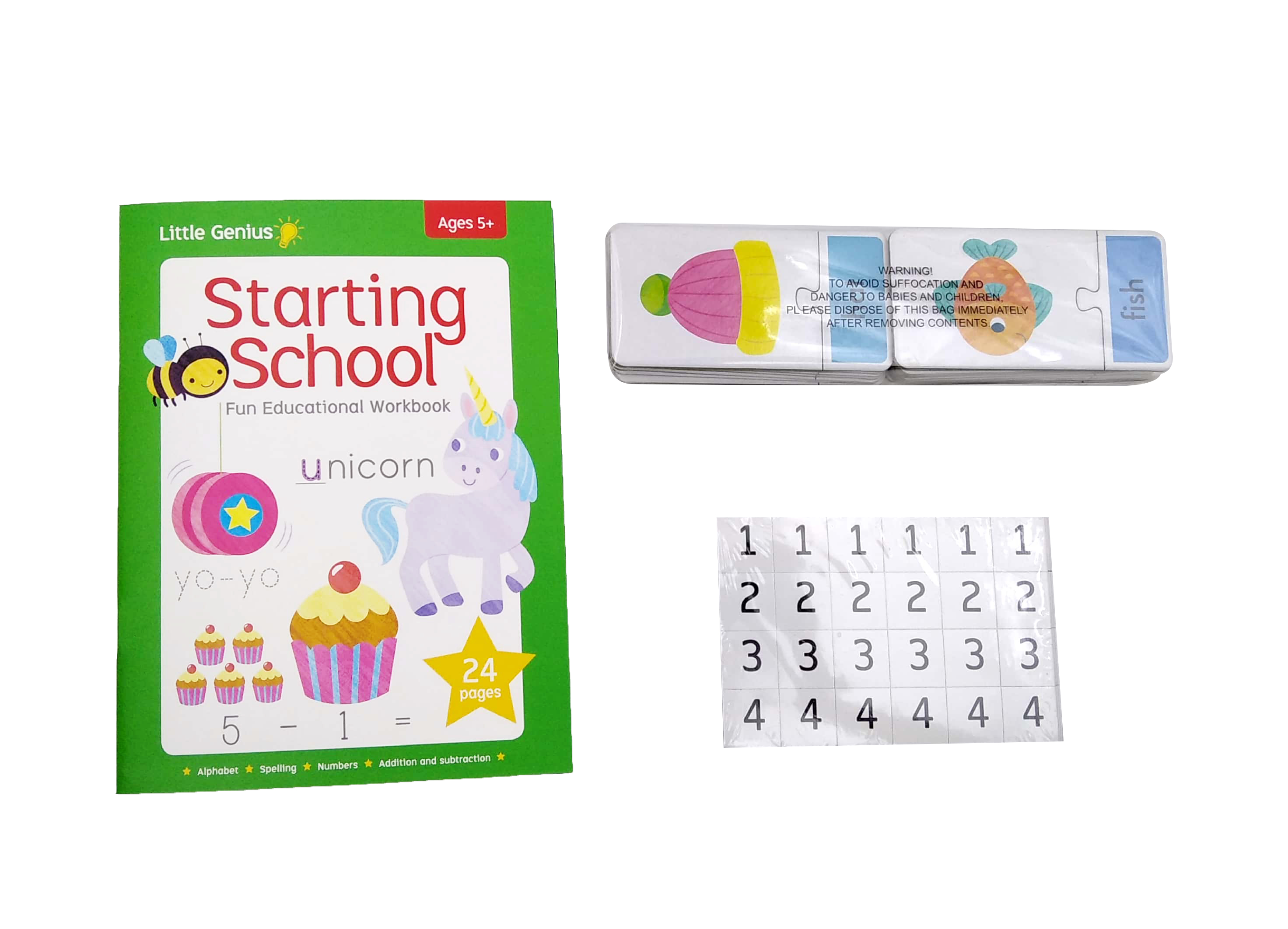 little genius: starting school early learning educational puzzle box - Ảnh 6