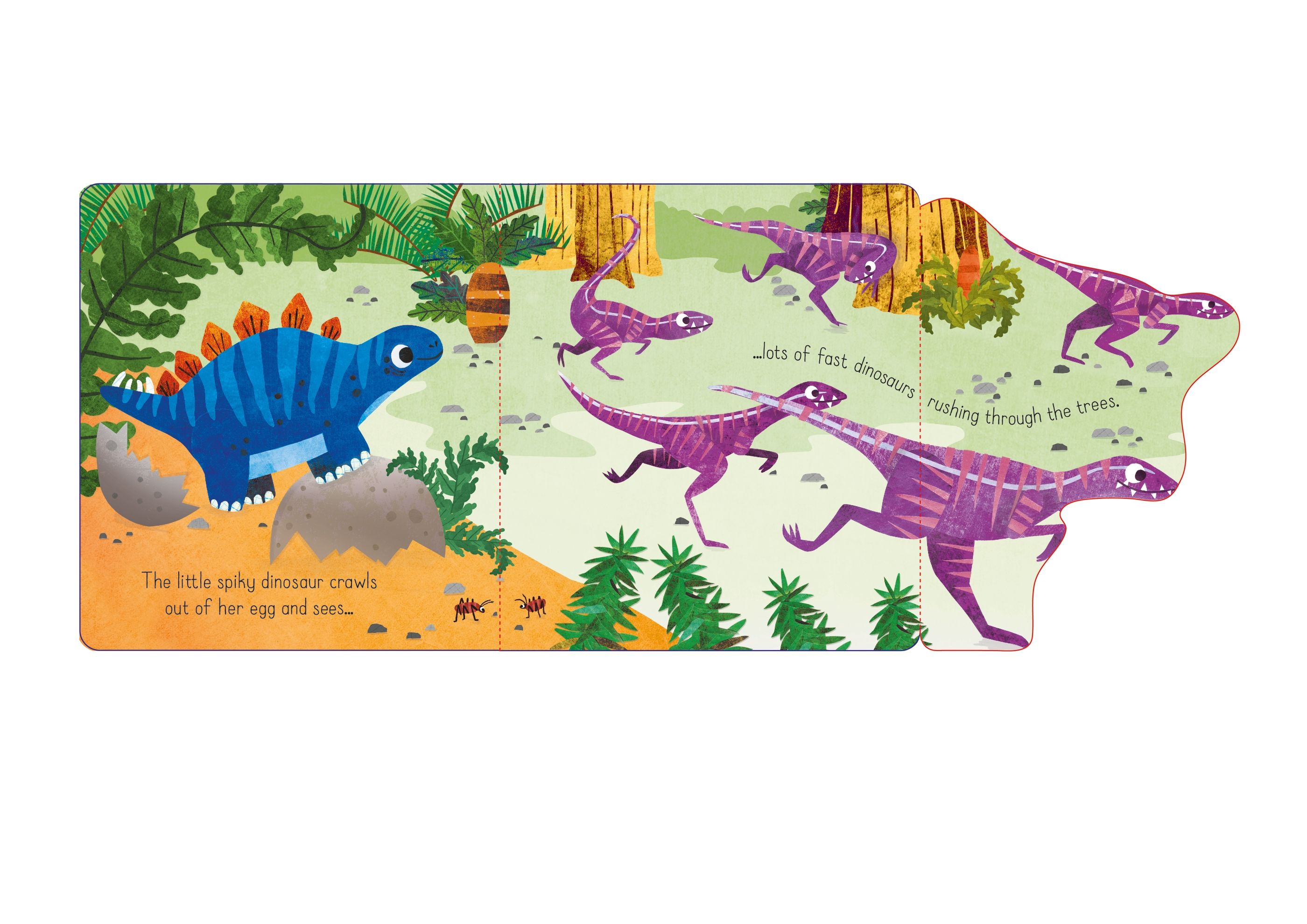 little lift and look spiky dinosaur - Ảnh 4