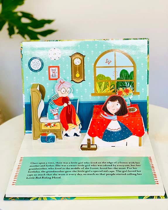 little red riding hood pop-up book - Ảnh 3