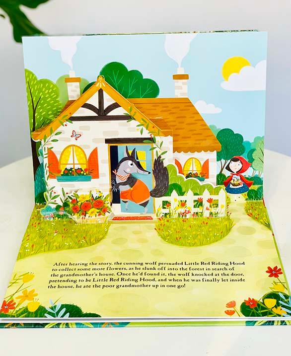 little red riding hood pop-up book - Ảnh 4