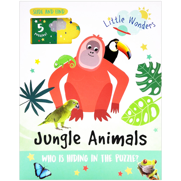 little wonders: jungle animals - 5 puzzles